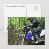 Carte Postale WR50-F Yamaha 2006 (Devant / Derrière)