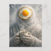 Carte Postale Wrapped in Bubble Surreal Breakfast Fried Egg  (Devant)