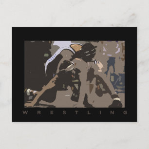 Carte Postale wrestling POSTCARD