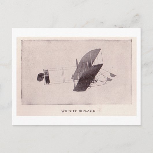 Carte Postale Wright Biplane (Devant)