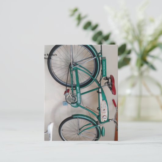 Carte Postale Wright Brothers Bicycle (Debout devant)