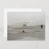Carte Postale Wright Brothers Flyer First Plane Flight Aviation (Devant / Derrière)
