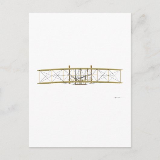 Carte Postale Wright Flyer 1903 Vue avant (Devant)