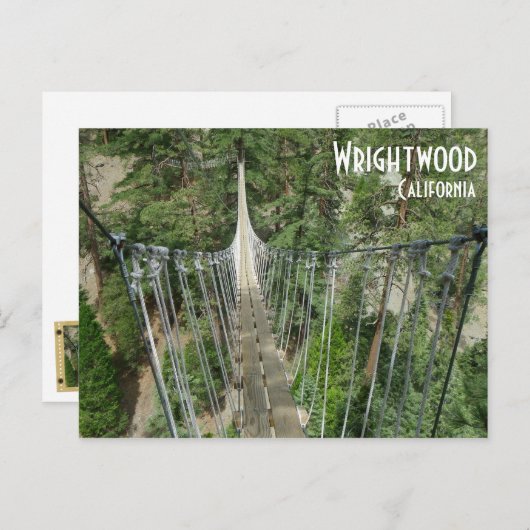 Carte postale Wrightwood ! (Devant / Derrière)