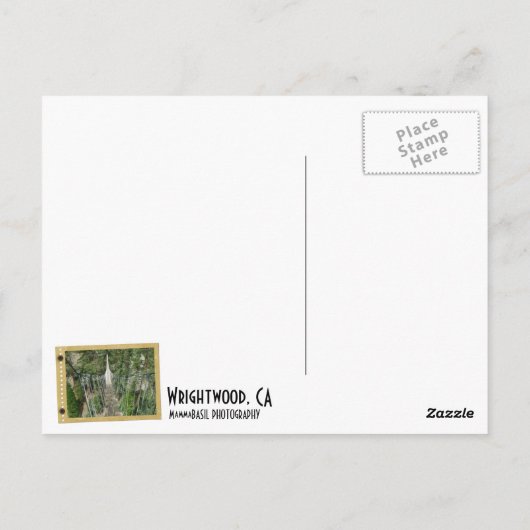 Carte postale Wrightwood ! (Dos)