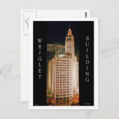 Carte postale Wrigley Building II (Devant / Derrière)