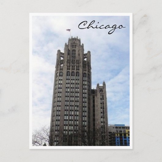 Carte Postale wrigley chicago (Devant)
