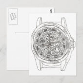 Carte Postale Wrist Whatch (Devant / Derrière)