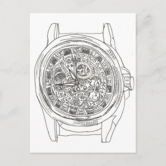 Carte Postale Wrist Whatch (Devant)