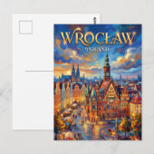 Carte Postale Wrocław Pologne (Devant / Derrière)