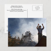 CARTE POSTALE WTC2 (Devant / Derrière)