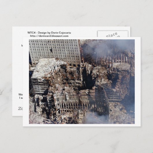 CARTE POSTALE WTC4 (Devant / Derrière)