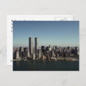Carte postale WTC Twin Towers Clear Day NYC (Devant / Derrière)