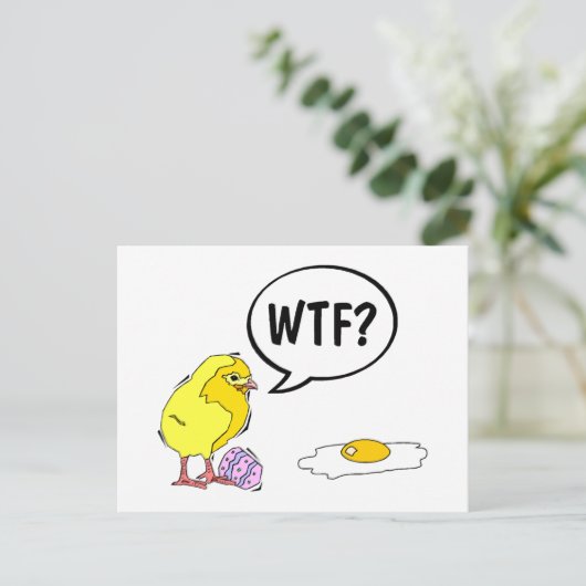 Carte Postale WTF Chick (Debout devant)