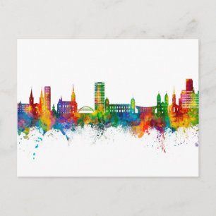 Carte Postale Wuppertal Allemagne Skyline