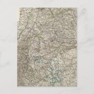 Carte Postale Wurtemberg, Baden