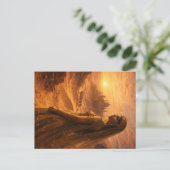 Carte Postale Wüstenprinzessin im Abendrot (Debout devant)