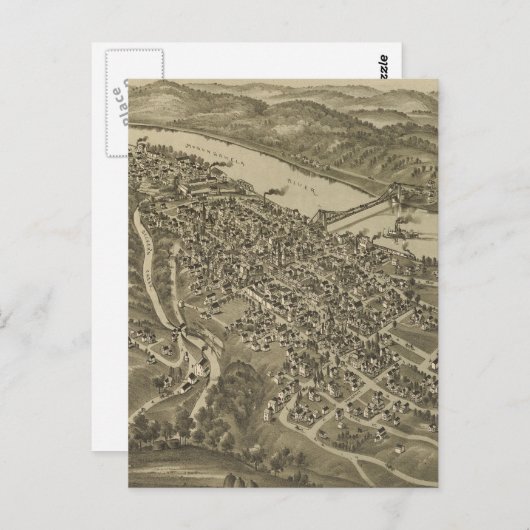 CARTE POSTALE WV (1897) (Devant / Derrière)