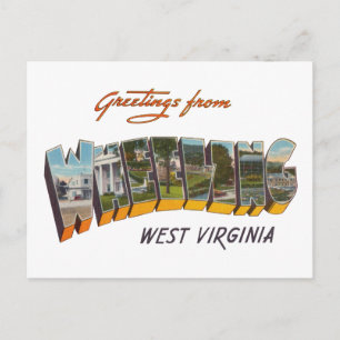 Carte Postale WV à roues