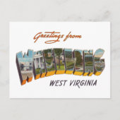 Carte Postale WV à roues (Devant)