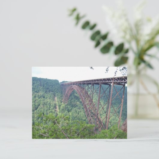Carte Postale WV New River Gorge Bridge (Debout devant)