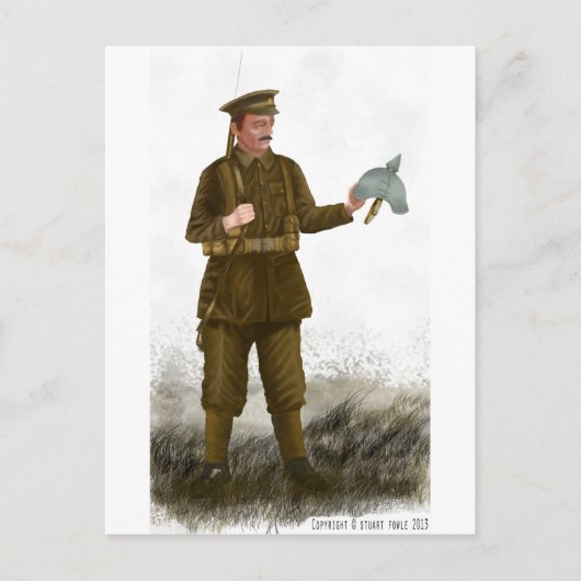 Carte postale WW1 British 'Tommy' (Devant)