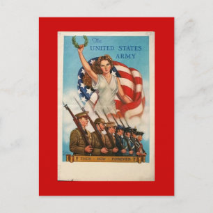 Carte Postale WW1 Collector Card 1917 US PROPAGANDA