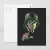Carte Postale WW2 German Soldier (Devant / Derrière)