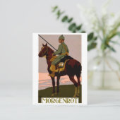 Carte Postale WWI allemand Uhlan (Debout devant)
