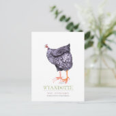 Carte Postale WYANDOTTE HEN, tony fernandes (Debout devant)