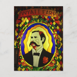 Carte postale Wyatt Earp en verre