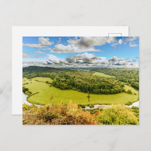 Carte postale Wye Valley (Devant / Derrière)