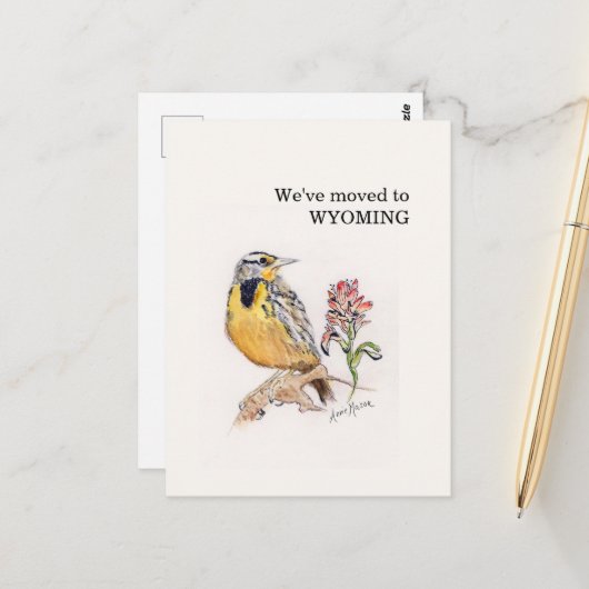 Carte Postale Wyoming (Devant/Arrière en situation)