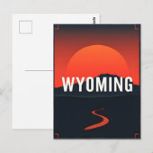 Carte postale Wyoming (Devant / Derrière)