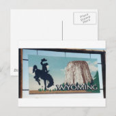 Carte Postale Wyoming (Devant / Derrière)