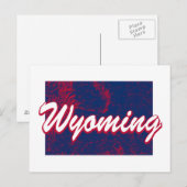 Carte Postale Wyoming (Devant / Derrière)