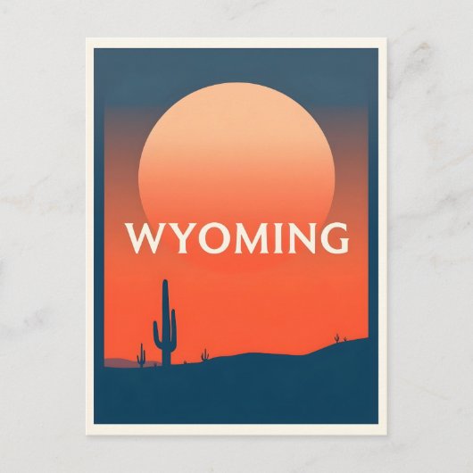 Carte postale Wyoming (Devant)