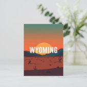 Carte postale Wyoming (Debout devant)