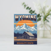 Carte Postale Wyoming Equality State (Debout devant)
