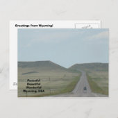 Carte Postale Wyoming merveilleux (Devant / Derrière)