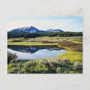 Carte Postale Wyoming, Montagnes Rocheuses, Un pic montagneux