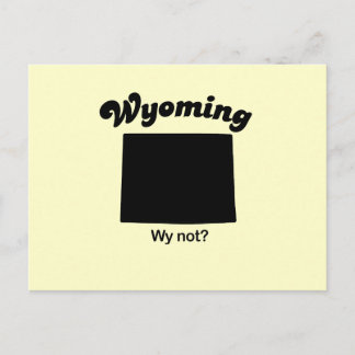 Carte Postale Wyoming - Pourquoi pas
