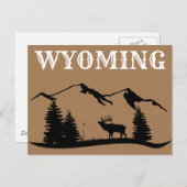 Carte postale Wyoming Travel (Devant / Derrière)