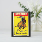 Carte Postale Wyoming Vintage (Debout devant)