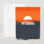 Carte postale Wyoming vintage (Devant / Derrière)