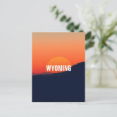 Carte postale Wyoming vintage (Debout devant)