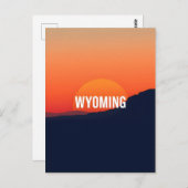 Carte postale Wyoming vintage (Devant / Derrière)