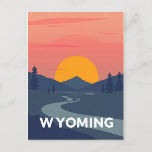 Carte postale Wyoming vintage