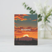 Carte postale Wyoming vintage (Debout devant)