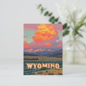 Carte Postale Wyoming vintage (Debout devant)